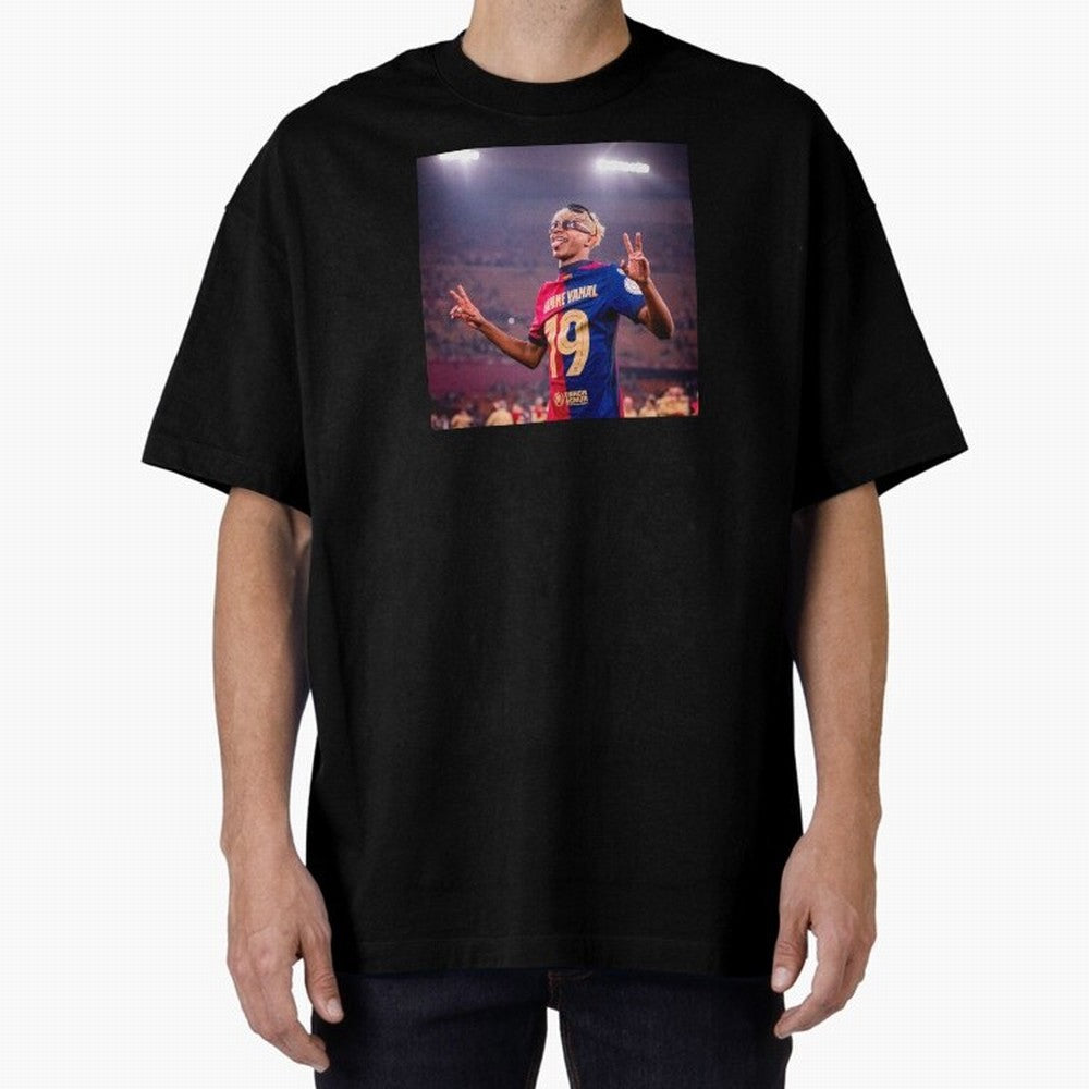 Lamine Yamal Oversized T-Shirt Fuel the Hype around Match Day Hype around FIFA World Cup 2026, Cristiano Ronaldo, England and Germany, Football Festival Excitement, Trophy Ambitions, Country Rivalries and Star Player Buzz; Created for Match Day