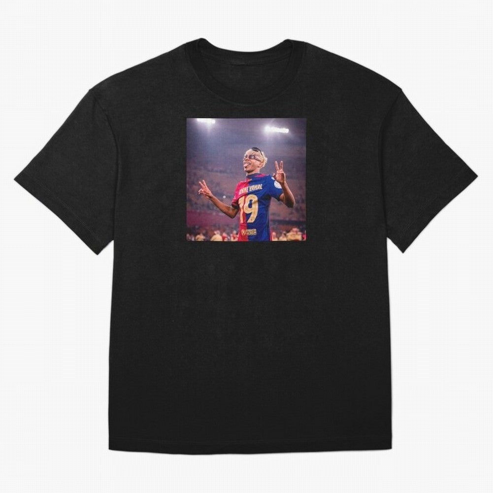 Lamine Yamal Oversized T-Shirt Fuel the Hype around Match Day Hype around FIFA World Cup 2026, Cristiano Ronaldo, England and Germany, Football Festival Excitement, Trophy Ambitions, Country Rivalries and Star Player Buzz; Created for Match Day
