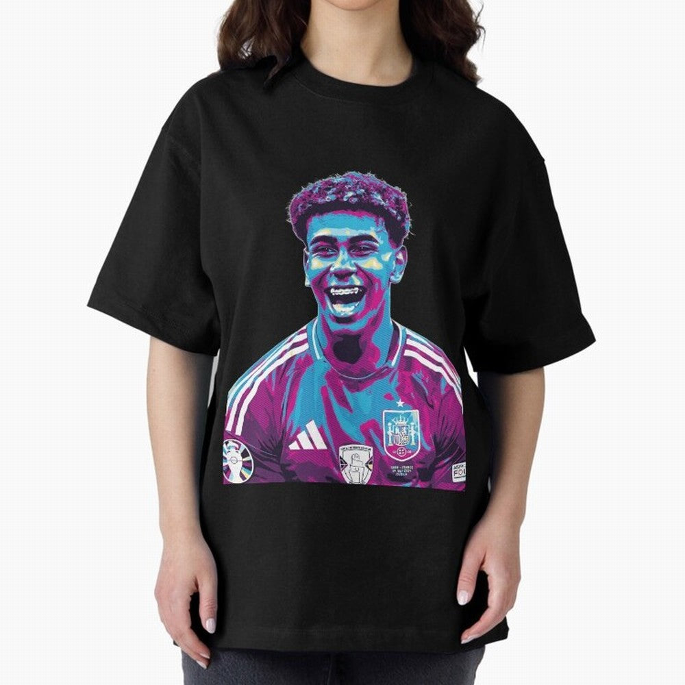 lamine yamal laugh Classic T-Shirt Represent Global Football Passion for FIFA World Cup 2026 Group Stage, Inspired by Neymar, Spain, Championship Spirit, Famous Goals, Roaring Crowds and International Football Unity; Made for Collectors Who Enjoy