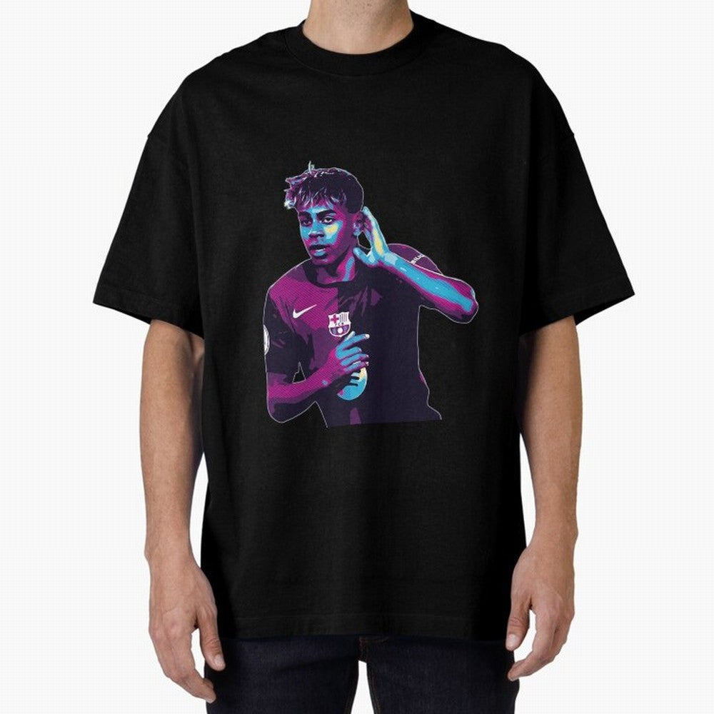 Lamine Yamal goal celebration Oversized T-Shirt Celebrate the Stars of FIFA World Cup 2026 USA Canada Mexico Made for Haaland and Mbappe, Netherlands Energy, Supporter Pride, Iconic Celebrations, Legendary Names and Global Match Day Energy; Ideal