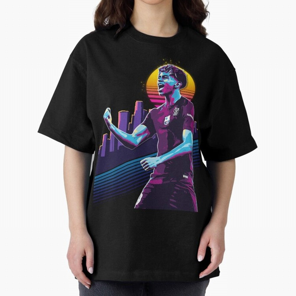 Lamine Yamal celebration 3 Oversized T-Shirt Live the Energy of FIFA World Cup 2026 for Fans of Messi, Neymar and Mbappe and Brazil, Portugal and Argentina, Bringing Vintage Soccer Flavor, Modern Football Stars, National Flags and Final Night