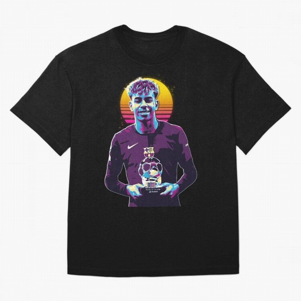 Lamine Yamal holding the trophy Classic T-Shirt Upgrade FIFA World Cup 2026 USA Canada Mexico Inspired by Messi and Cristiano Ronaldo, Spain and Netherlands Energy, Global Supporter Spirit, Legendary Goals, National Colors and Tournament