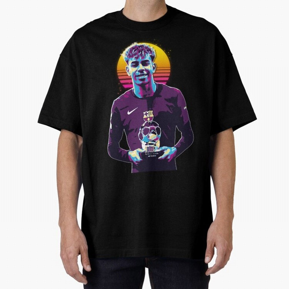Lamine Yamal holding the trophy Classic T-Shirt Upgrade FIFA World Cup 2026 USA Canada Mexico Inspired by Messi and Cristiano Ronaldo, Spain and Netherlands Energy, Global Supporter Spirit, Legendary Goals, National Colors and Tournament