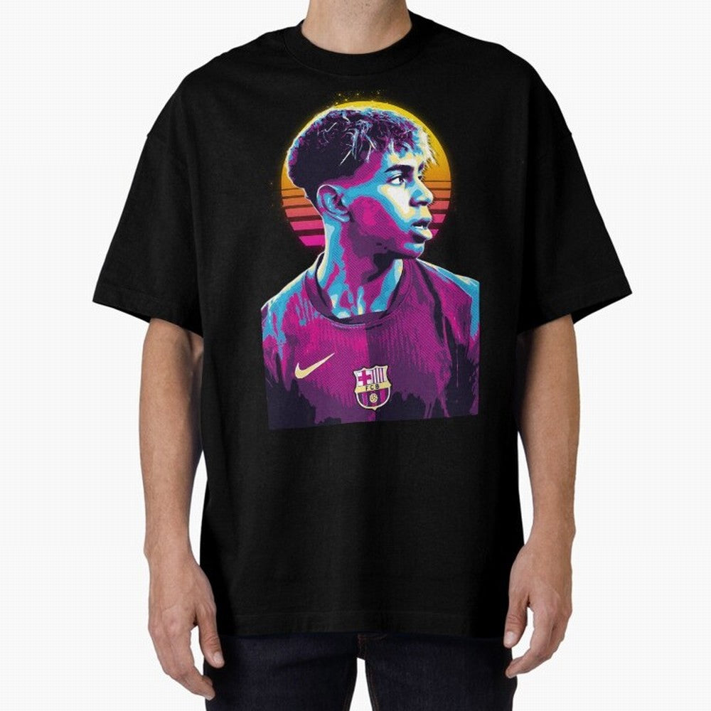 Lamine Yamal youn player the best Oversized T-Shirt Keep the Match Day Mood of FIFA World Cup 2026 Spirit, Filled with Portugal, Spain and Germany, Cristiano Ronaldo, Haaland and CR7, Game Day Rituals, Football Legends, Country Pride and the Road