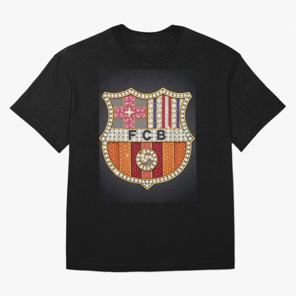 Barcelona Logo Classic T-Shirt Mark Match Day Hype around FIFA World Cup 2026, Messi, England, France and Netherlands, Football Festival Excitement, Trophy Ambitions, Country Rivalries and Star Player Buzz; Perfect for Fans, Collectors, Family