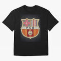 Barcelona Logo Classic T-Shirt Mark Match Day Hype around FIFA World Cup 2026, Messi, England, France and Netherlands, Football Festival Excitement, Trophy Ambitions, Country Rivalries and Star Player Buzz; Perfect for Fans, Collectors, Family