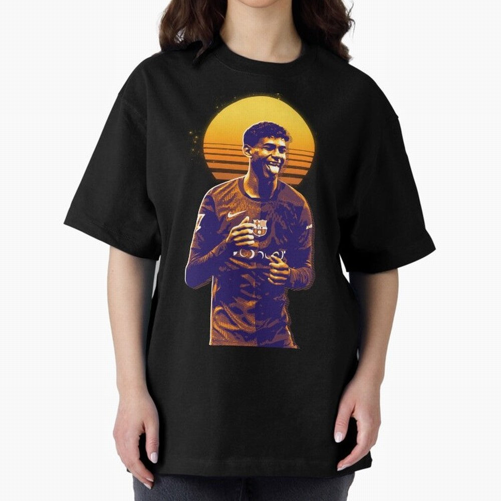 Yamal Lamine fcb club Oversized T-Shirt Make Every Match About the FIFA World Cup 2026 Journey through Mbappe Highlights, France and Portugal Pride, Stadium Chants, National Pride, Trophy Dreams and Unforgettable Football Memories; Ideal for Fans