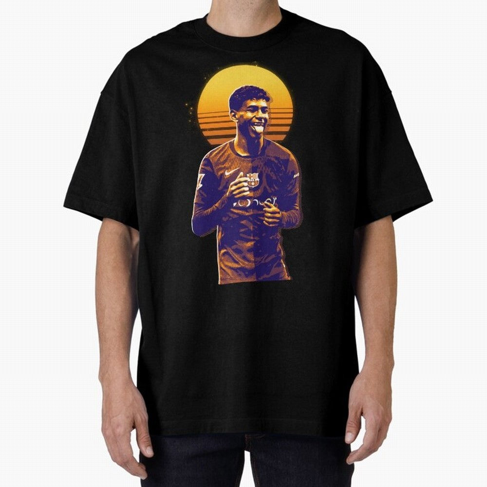 Yamal Lamine fcb club Oversized T-Shirt Make Every Match About the FIFA World Cup 2026 Journey through Mbappe Highlights, France and Portugal Pride, Stadium Chants, National Pride, Trophy Dreams and Unforgettable Football Memories; Ideal for Fans