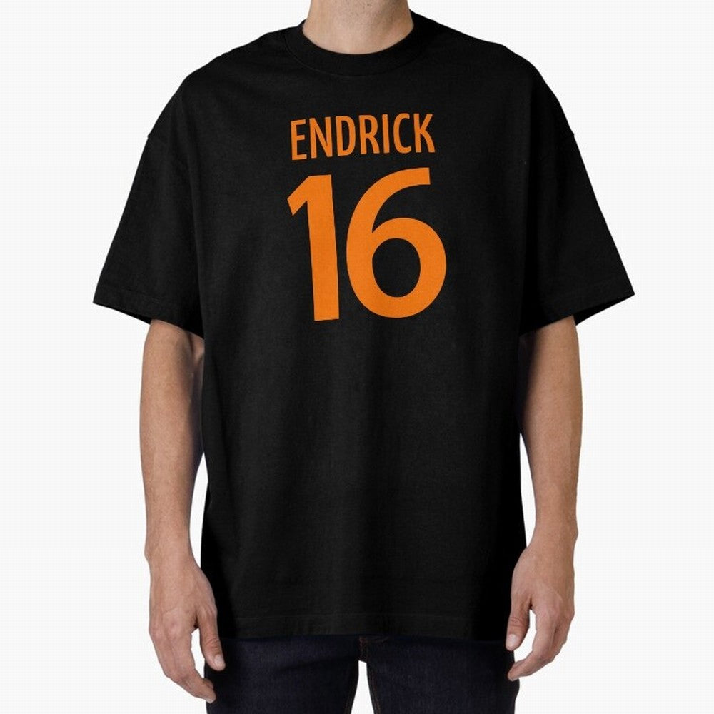 Football Player #16 | Soccer Sports (Orange Design) Classic T-Shirt Bring Stadium Energy to the FIFA World Cup 2026 Group Stage Journey through Messi and Cristiano Ronaldo Highlights, Portugal Pride, Global Supporter Spirit, Legendary Goals,