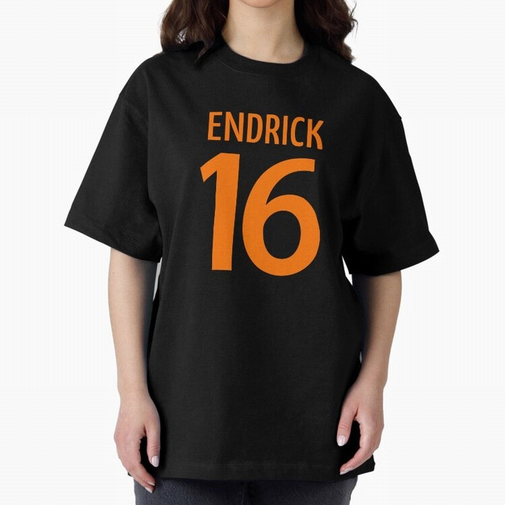 Football Player #16 | Soccer Sports (Orange Design) Classic T-Shirt Bring Stadium Energy to the FIFA World Cup 2026 Group Stage Journey through Messi and Cristiano Ronaldo Highlights, Portugal Pride, Global Supporter Spirit, Legendary Goals,