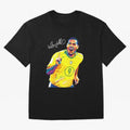 Ronaldo 9 Wpap Pop Art Oversized T-Shirt Bring FIFA World Cup 2026 USA Canada Mexico Spirit, Made for England, Haaland, Vintage Soccer Flavor, Modern Football Stars, National Flags and Final Night Emotion; Made for Collectors Who Enjoy Iconic