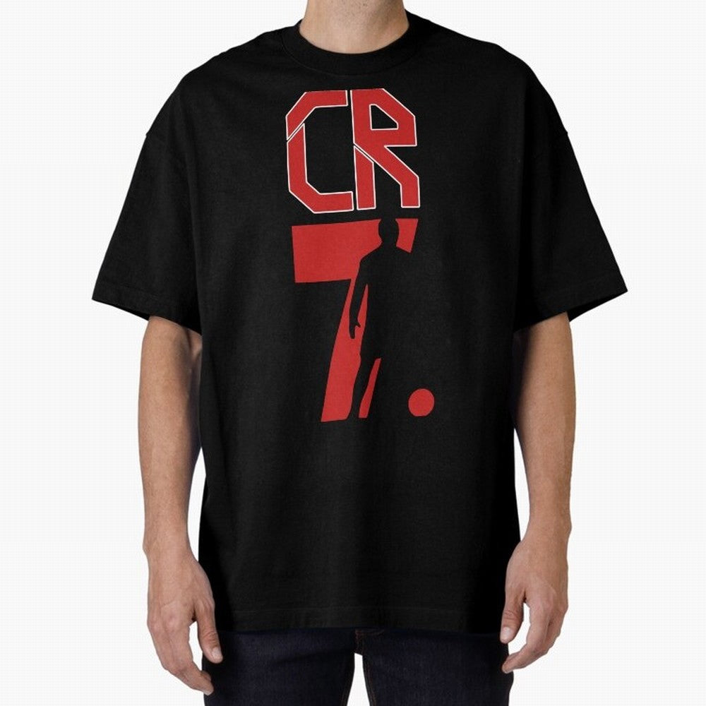 Football World Cup cristiano ronaldo CR7 Legacy Oversized T-Shirt Represent FIFA World Cup 2026 USA Canada Mexico for Fans of Cristiano Ronaldo and Portugal, Spain and Germany, Bringing Match Day Excitement, Supporter Culture, Golden Goals and
