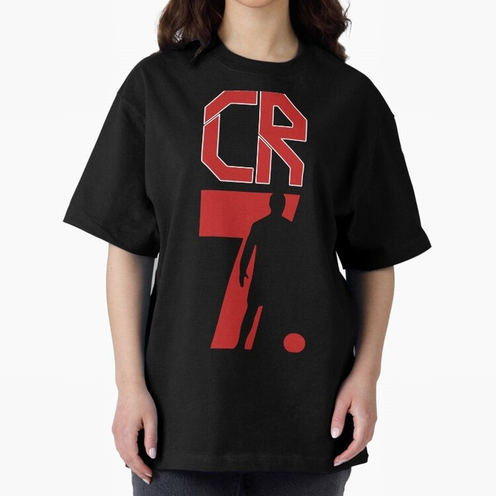 Football World Cup cristiano ronaldo CR7 Legacy Oversized T-Shirt Represent FIFA World Cup 2026 USA Canada Mexico for Fans of Cristiano Ronaldo and Portugal, Spain and Germany, Bringing Match Day Excitement, Supporter Culture, Golden Goals and
