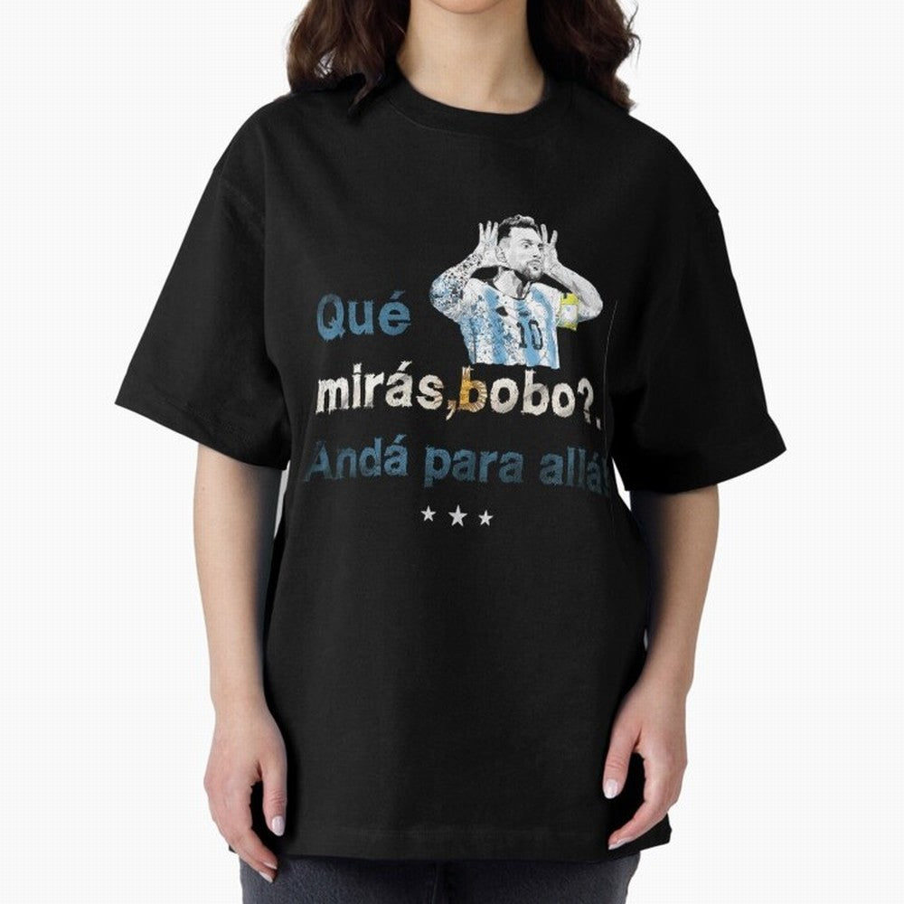 Que Miras Bobo? Classic T-Shirt Relive Legendary Nights from Global Football Passion for FIFA World Cup 2026 Group Stage, Driven by Messi, CR7 and Mbappe, Portugal, Spain and Germany, Champion Mindset, Group Stage Buzz, Knockout Tension and