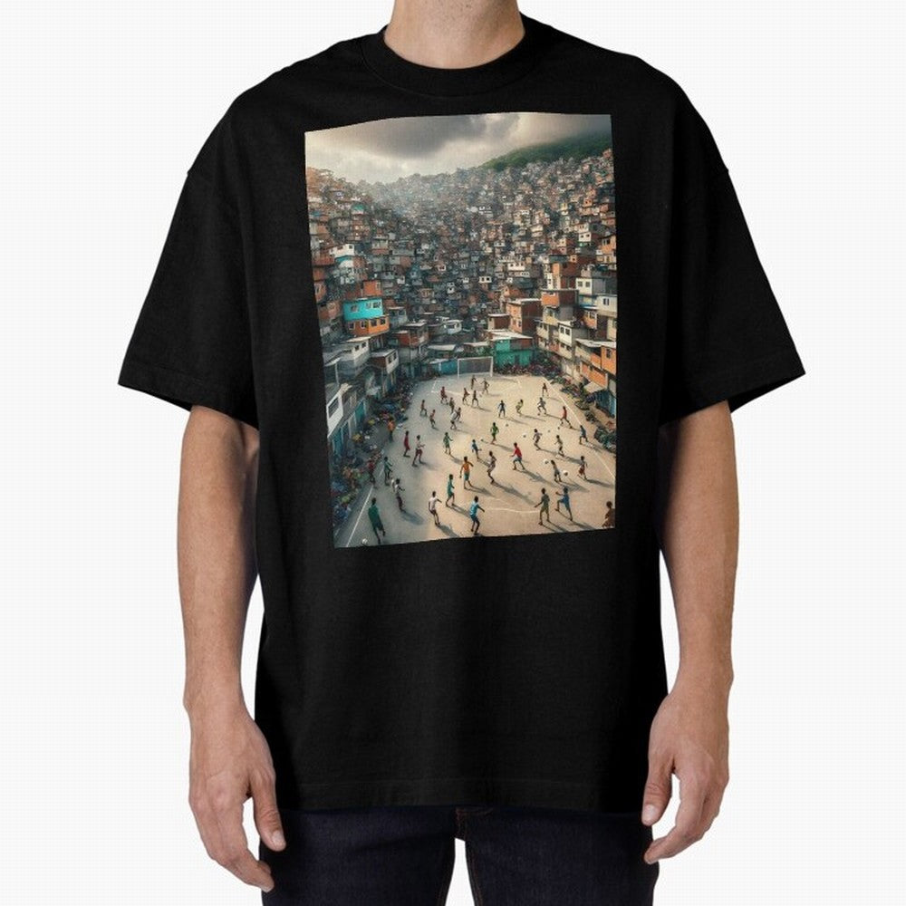Favela Happiness Classic T-Shirt Carry National Pride through FIFA World Cup 2026 Highlighting Messi, Argentina and Brazil Energy, Game Day Rituals, Football Legends, Country Pride and the Road to the Final; Ideal for Passionate Fans Who Love