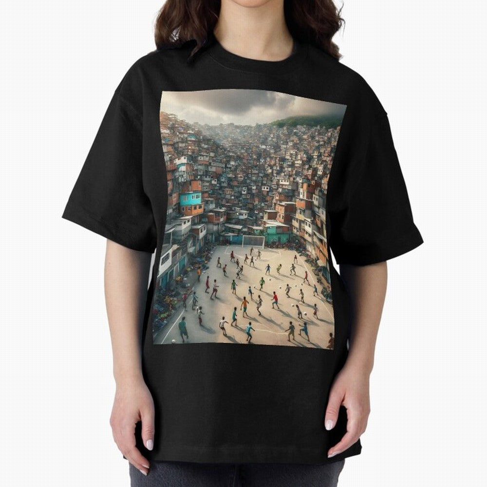 Favela Happiness Classic T-Shirt Carry National Pride through FIFA World Cup 2026 Highlighting Messi, Argentina and Brazil Energy, Game Day Rituals, Football Legends, Country Pride and the Road to the Final; Ideal for Passionate Fans Who Love