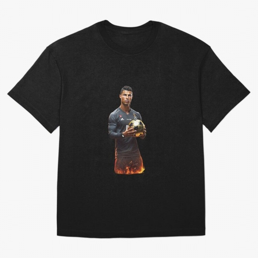 Real Goat Cristiano Ronaldo Oversized T-Shirt Turn Up for Match Day Hype around FIFA World Cup 2026, CR7, Argentina, France and Brazil, Fan Favorite Moments, National Team Passion, Big Match Drama and Soccer History; Ideal for Football Dads,