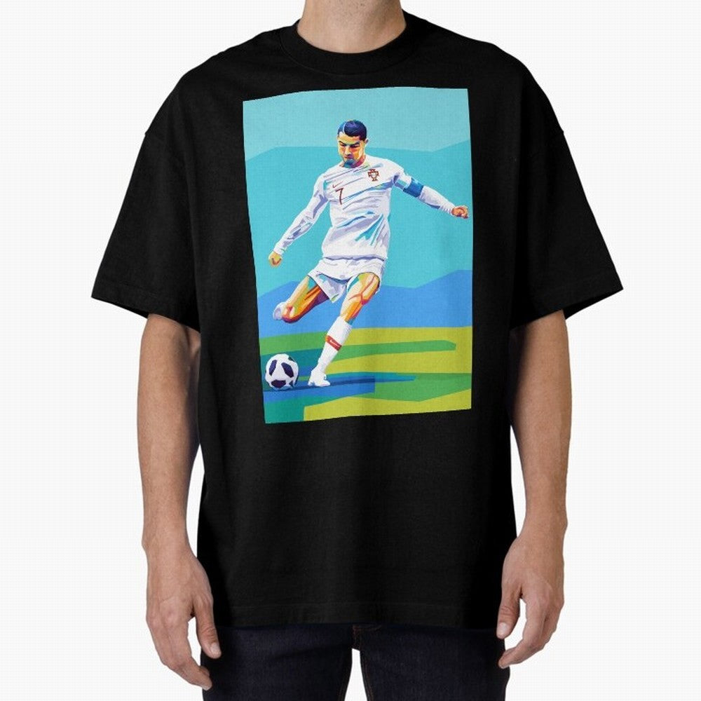 Cristiano Ronaldo Wpap Art Classic T-Shirt Follow the FIFA World Cup 2026 Group Stage Journey through Neymar, Haaland and Cristiano Ronaldo Highlights, Portugal Pride, Football History, Final Match Energy, Crowd Noise and Once in a Lifetime