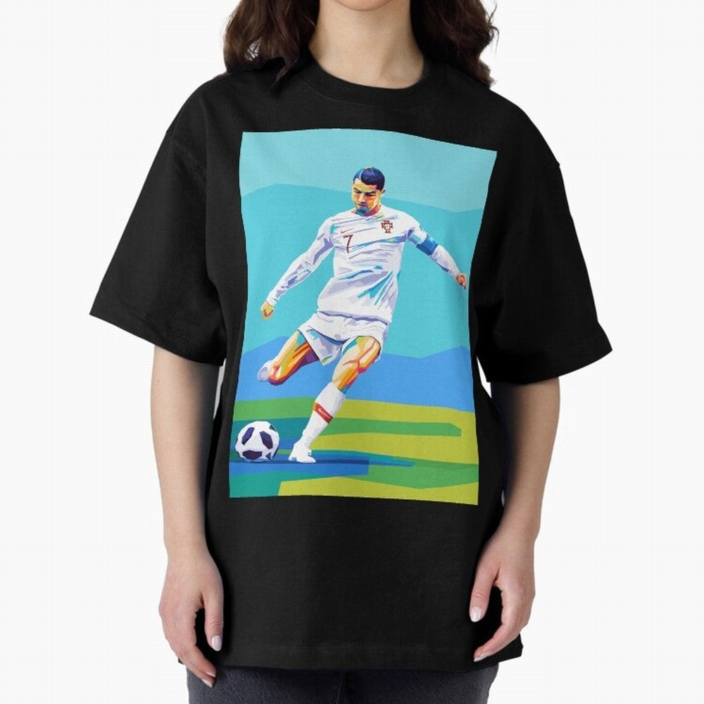 Cristiano Ronaldo Wpap Art Classic T-Shirt Follow the FIFA World Cup 2026 Group Stage Journey through Neymar, Haaland and Cristiano Ronaldo Highlights, Portugal Pride, Football History, Final Match Energy, Crowd Noise and Once in a Lifetime