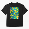 Geometric Brazil colors Classic T-Shirt Turn Up for FIFA World Cup 2026 USA Canada Mexico Capturing Messi, Neymar and Mbappe, Argentina Energy, Champion Mindset, Group Stage Buzz, Knockout Tension and Passionate Fan Culture; Ideal for Football