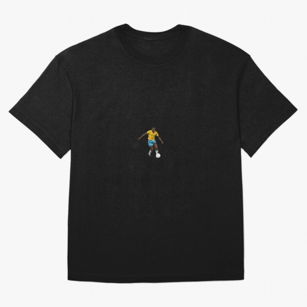 Pele Minimalist Oversized T-Shirt Live for the Drama of FIFA World Cup 2026 Filled with CR7 and Messi, France Energy, Sports Nostalgia, International Competition, Famous Players and Unforgettable Victories; Ideal for Fans Who Follow Messi,