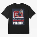 Pele Says Everything is Pratice Graphic Oversized T-Shirt Support FIFA World Cup 2026 Spirit, with Germany, CR7, Goal Celebration Energy, Supporter Heritage, Football Icons and Worldwide Tournament Joy; Ideal for Passionate Fans Who Love Underdog