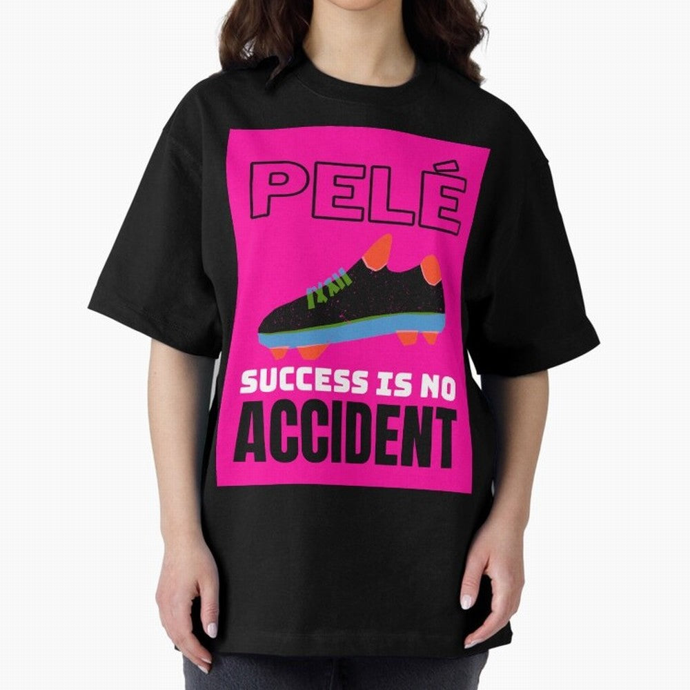 Pele Quote Success Is No Accident Graphic Classic T-Shirt Join FIFA World Cup 2026 USA Canada Mexico Spirit, Driven by Germany, Messi, Neymar and Mbappe, Soccer Culture, Superstar Moments, National Team Dreams and Competitive Fire; Perfect for
