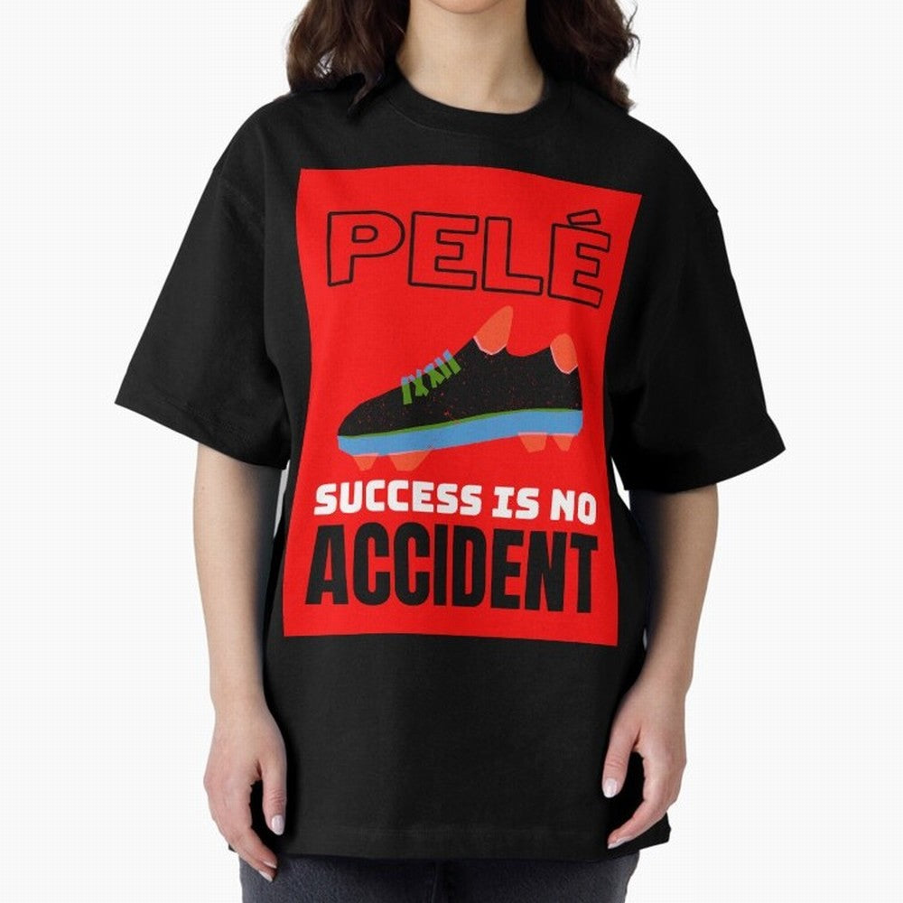 Pele Quote Success Is No Accident Graphic Classic T-Shirt Make Game Day About FIFA World Cup 2026 USA Canada Mexico for Fans of Messi, Neymar and Mbappe and Argentina, Bringing Supporter Pride, Iconic Celebrations, Legendary Names and Global Match