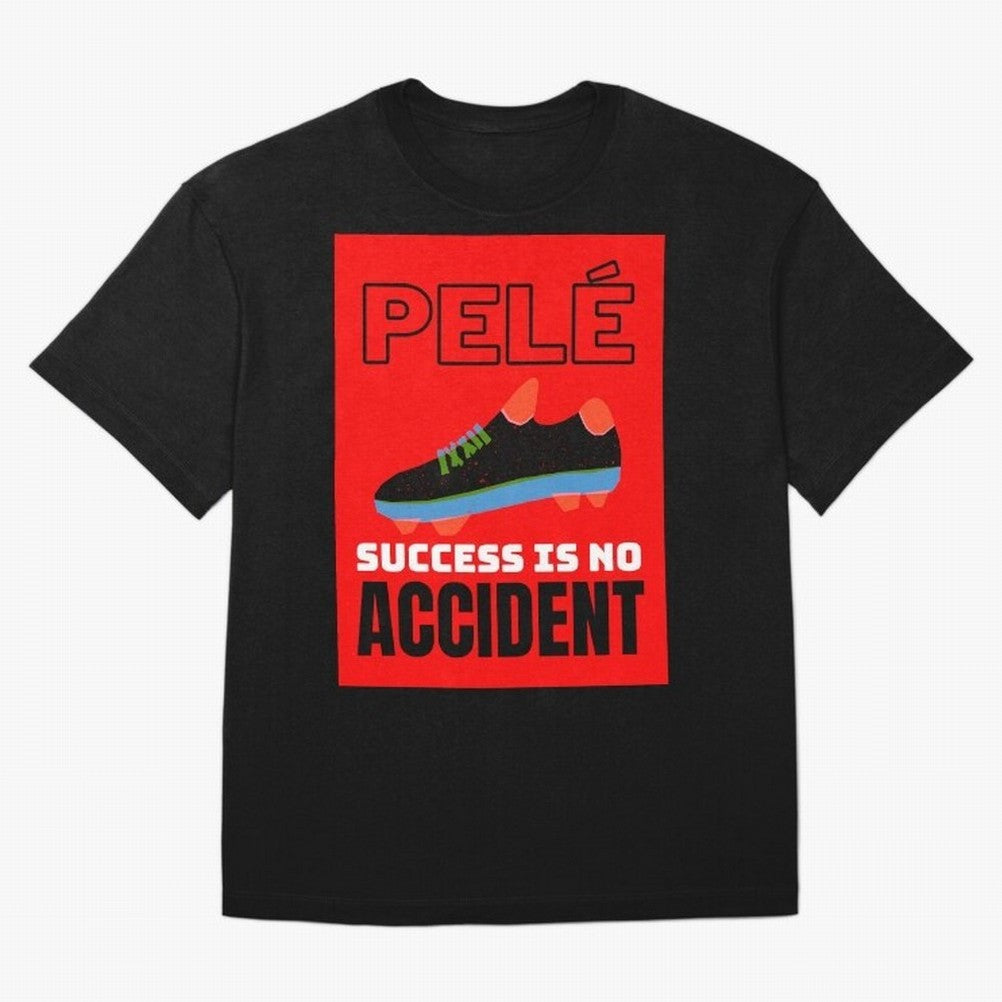 Pele Quote Success Is No Accident Graphic Classic T-Shirt Make Game Day About FIFA World Cup 2026 USA Canada Mexico for Fans of Messi, Neymar and Mbappe and Argentina, Bringing Supporter Pride, Iconic Celebrations, Legendary Names and Global Match