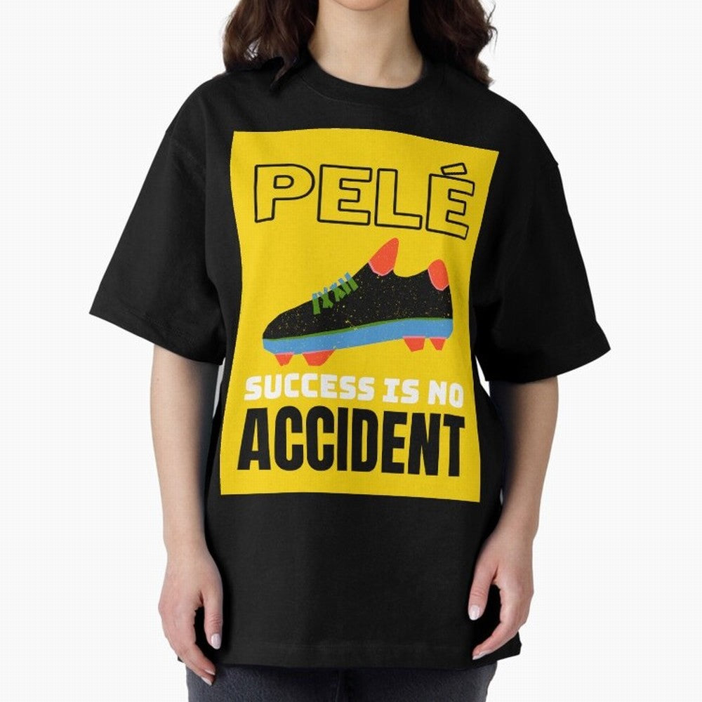 Pele Quote Success Is No Accident Graphic Classic T-Shirt Celebrate Every Goal in the FIFA World Cup 2026 USA Canada Mexico Journey through Messi and Cristiano Ronaldo Highlights, Netherlands Pride, Tournament Hype, Historic Matchups, Family