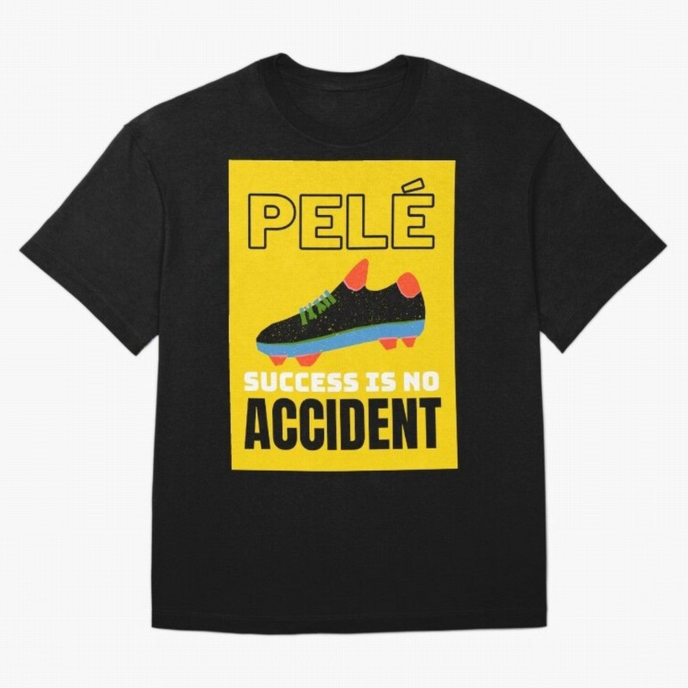 Pele Quote Success Is No Accident Graphic Classic T-Shirt Celebrate Every Goal in the FIFA World Cup 2026 USA Canada Mexico Journey through Messi and Cristiano Ronaldo Highlights, Netherlands Pride, Tournament Hype, Historic Matchups, Family