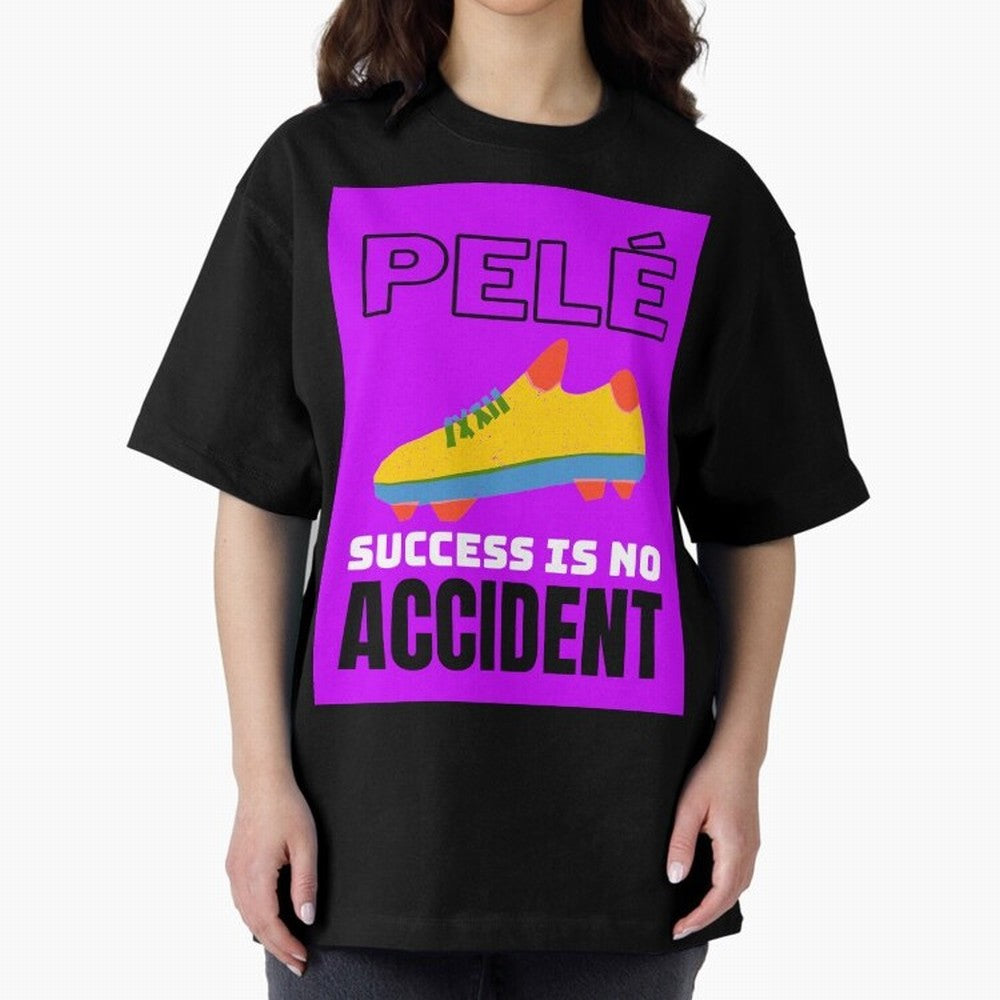 Pele Quote Success Is No Accident Graphic Classic T-Shirt Enjoy FIFA World Cup 2026 for Fans of Cristiano Ronaldo, Haaland and CR7 and Argentina and Brazil, Bringing Supporter Pride, Iconic Celebrations, Legendary Names and Global Match Day Energy;