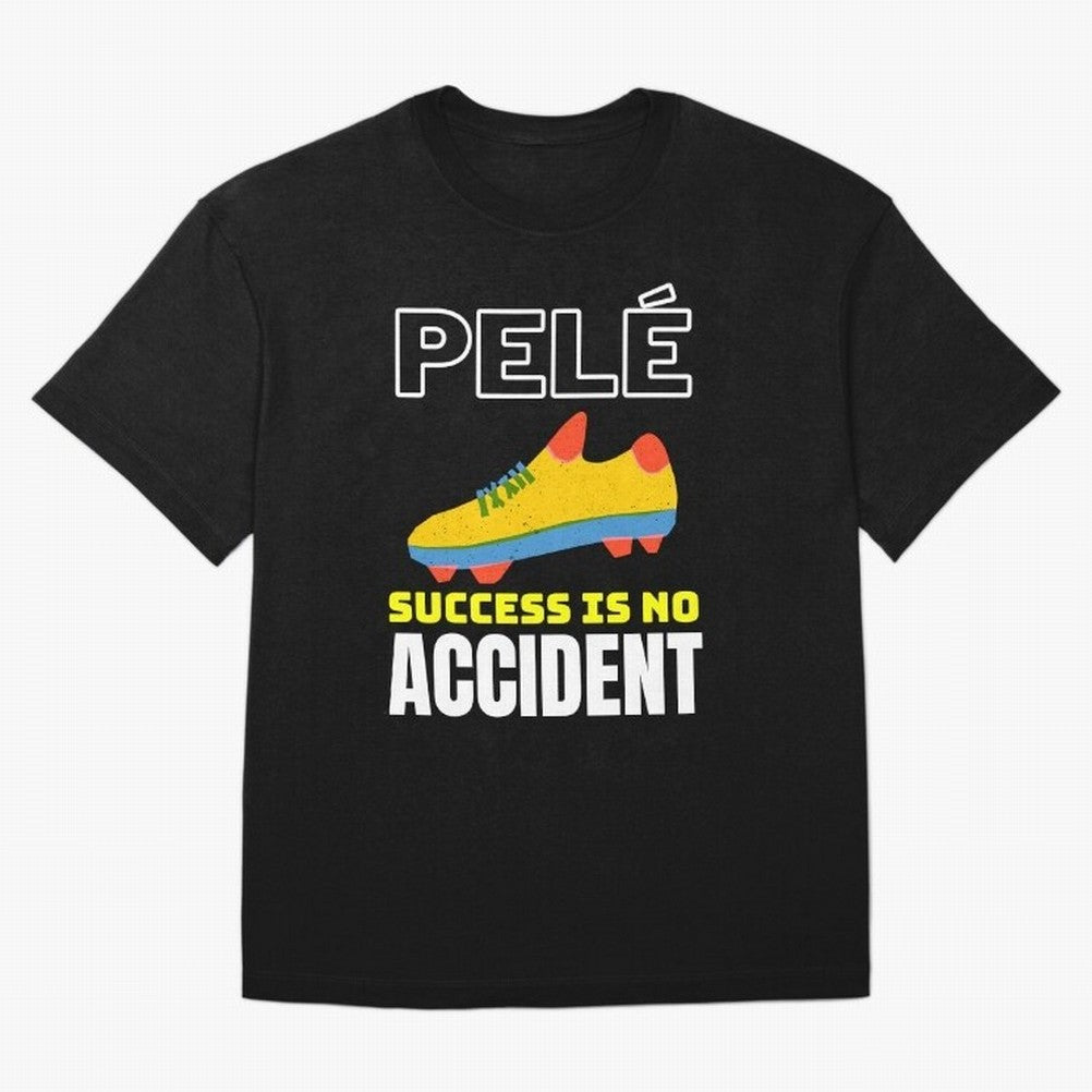 Pele Quote Success Is No Accident Graphic Classic T-Shirt Celebrate Rivalries and Pride in the FIFA World Cup 2026 Group Stage Journey through Messi Highlights, Argentina Pride, Champion Mindset, Group Stage Buzz, Knockout Tension and Passionate