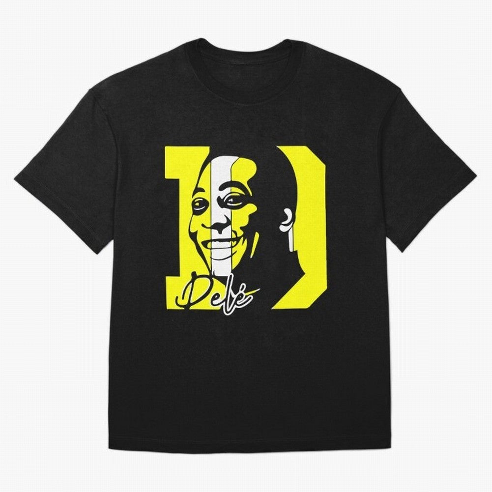 Pele Soccer Brazil Player, RIP Pele - pel¨¦ [HiSVG.CoM] Oversized T-Shirt Celebrate Global Passion for FIFA World Cup 2026 Driven by Haaland and Mbappe, Spain and Netherlands Energy, Sports Nostalgia, International Competition, Famous Players and