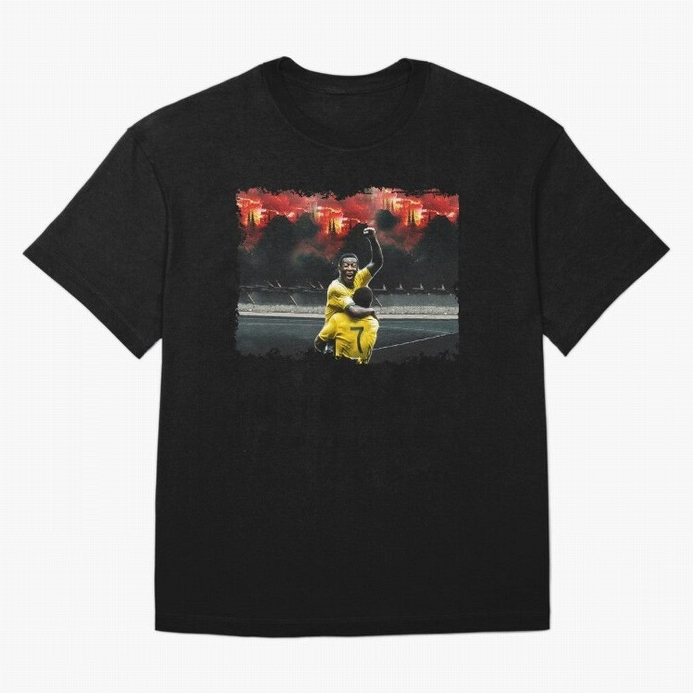 Pele 8K Classic T-Shirt Support Iconic Players in the FIFA World Cup 2026 USA Canada Mexico Journey through Cristiano Ronaldo, Haaland and CR7 Highlights, Portugal Pride, Global Supporter Spirit, Legendary Goals, National Colors and Tournament