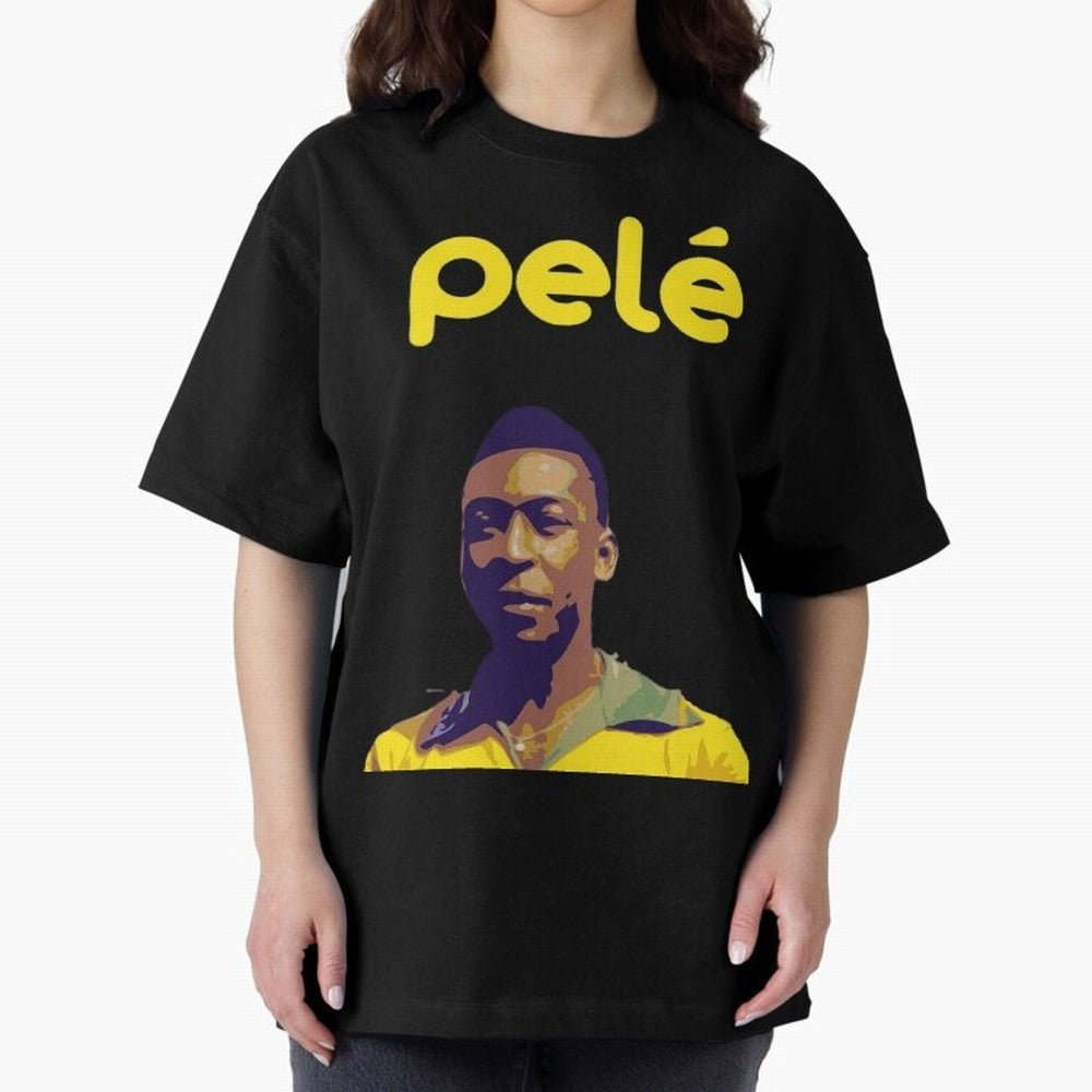 RIP Pel¨¦ Oversized T-Shirt Spotlight FIFA World Cup 2026 for Fans of Messi, CR7 and Mbappe and Argentina and Brazil, Bringing Champion Mindset, Group Stage Buzz, Knockout Tension and Passionate Fan Culture; Created for Match Day Parties, Soccer