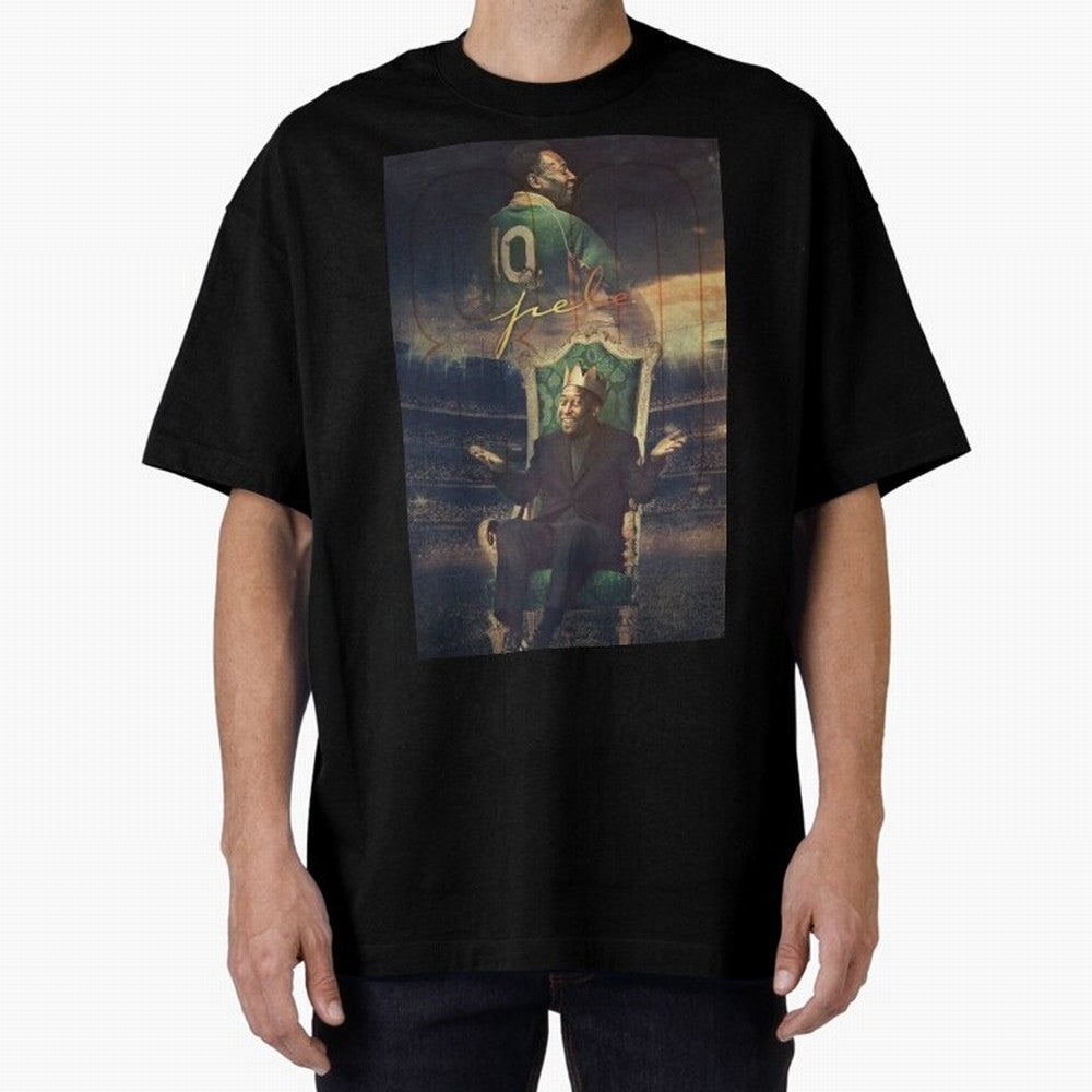 Pel¨¦ Pel¨¦ Pel¨¦ Pele Pele Pele Brazil Brazil Oversized T-Shirt Support the Legends of Match Day Hype around FIFA World Cup 2026, Neymar, Argentina, Stadium Memories, Football Loyalty, International Chants and Championship Tradition; Ideal for
