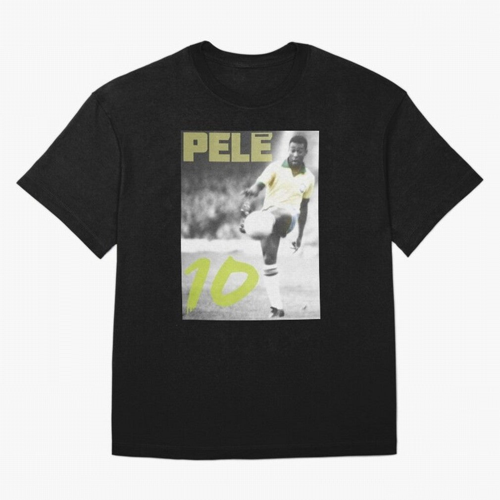 PELE Essential T-Shirt Bring Match Day Fire to Global Football Passion for FIFA World Cup 2026 USA Canada Mexico, Highlighting Neymar, Haaland and Cristiano Ronaldo, Argentina, France and Brazil, Worldwide Fan Energy, Dramatic Goals, Stadium Lights