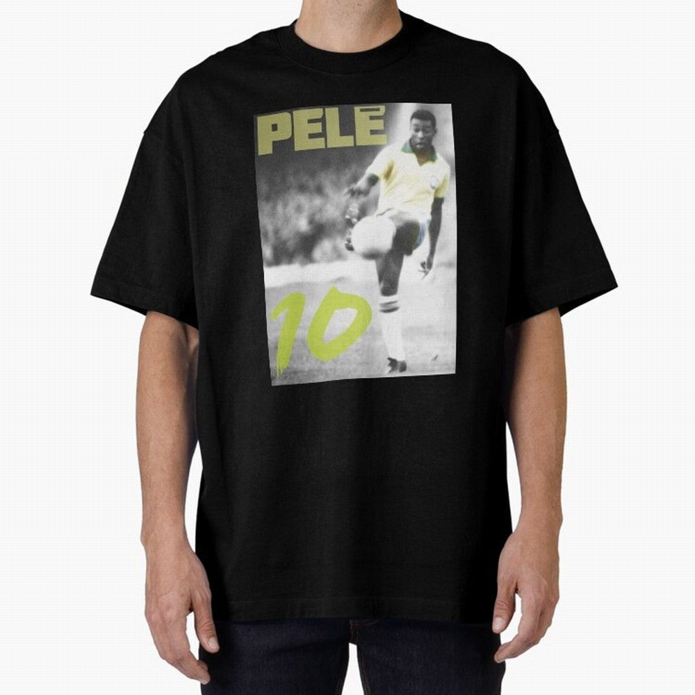 PELE Essential T-Shirt Bring Match Day Fire to Global Football Passion for FIFA World Cup 2026 USA Canada Mexico, Highlighting Neymar, Haaland and Cristiano Ronaldo, Argentina, France and Brazil, Worldwide Fan Energy, Dramatic Goals, Stadium Lights