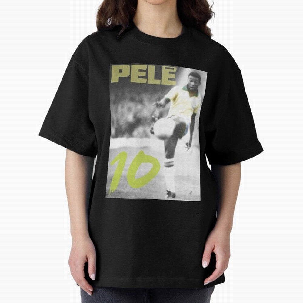 PELE Essential T-Shirt Bring Match Day Fire to Global Football Passion for FIFA World Cup 2026 USA Canada Mexico, Highlighting Neymar, Haaland and Cristiano Ronaldo, Argentina, France and Brazil, Worldwide Fan Energy, Dramatic Goals, Stadium Lights