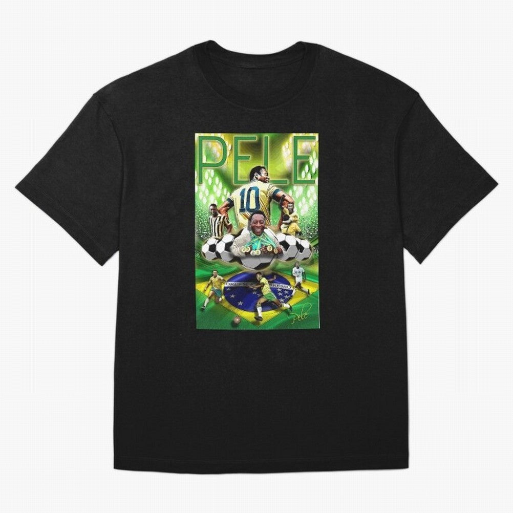 PELE Poster52 Essential T-Shirt Celebrate the FIFA World Cup 2026 Group Stage Journey through Cristiano Ronaldo Highlights, Argentina, France and Brazil Pride, Football Festival Excitement, Trophy Ambitions, Country Rivalries and Star Player Buzz;