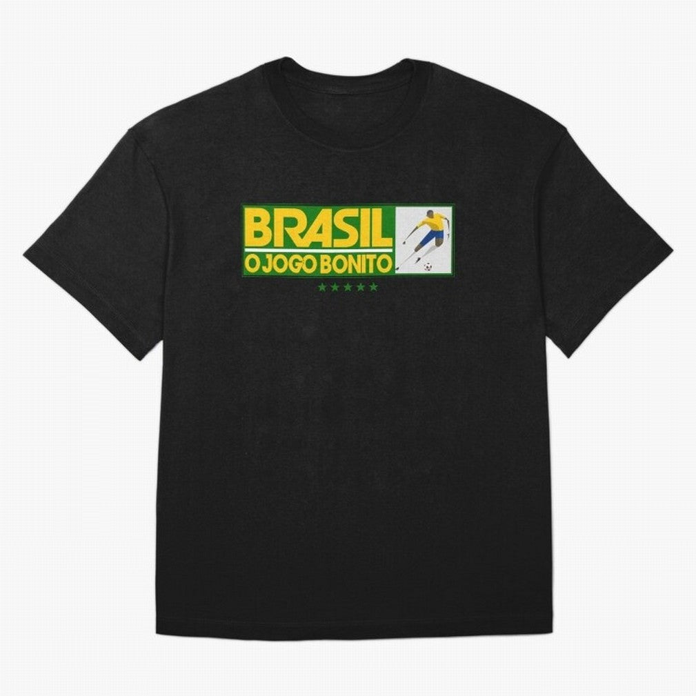O jogo bonito Oversized T-Shirt Celebrate Every Goal in FIFA World Cup 2026 Spirit, Featuring Spain, Messi and Cristiano Ronaldo, Global Supporter Spirit, Legendary Goals, National Colors and Tournament Celebration; Perfect for Supporters Who Want