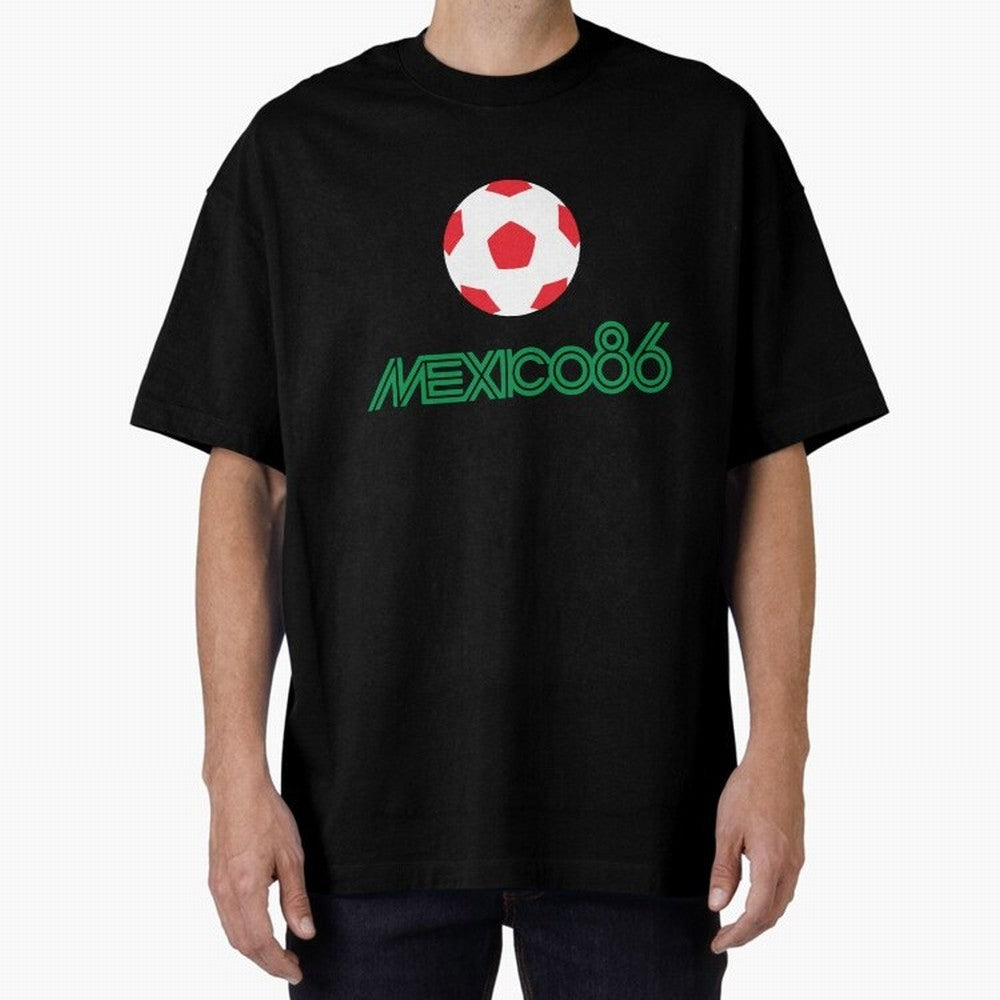 Mexico 86 World Cup Print8 Classic T-Shirt Stand with Global Football Passion for FIFA World Cup 2026, Featuring Haaland, Spain and Netherlands, Sports Nostalgia, International Competition, Famous Players and Unforgettable Victories; Made for Die