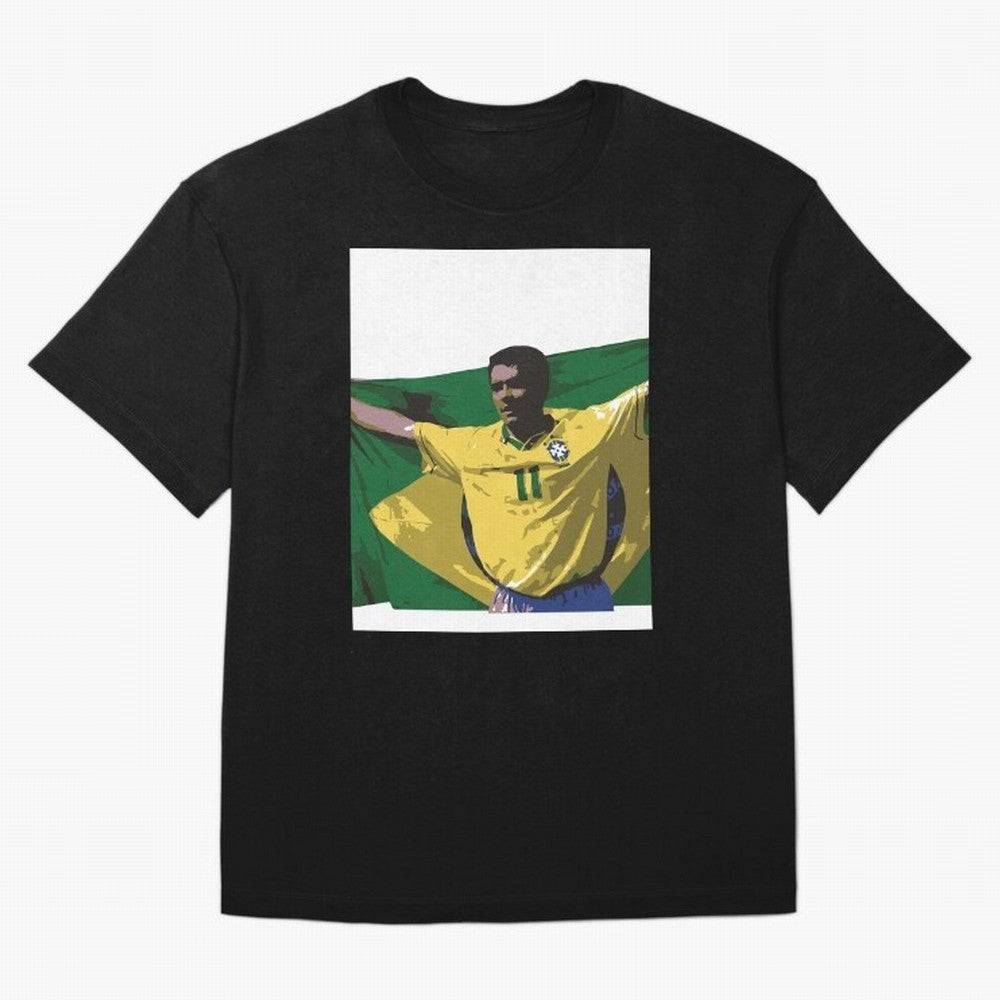 Romario brazil flag Essential T-Shirt Show Your Tournament Heart for FIFA World Cup 2026 Group Stage with CR7 and Messi, Argentina, France and Brazil Energy, Championship Spirit, Famous Goals, Roaring Crowds and International Football Unity;