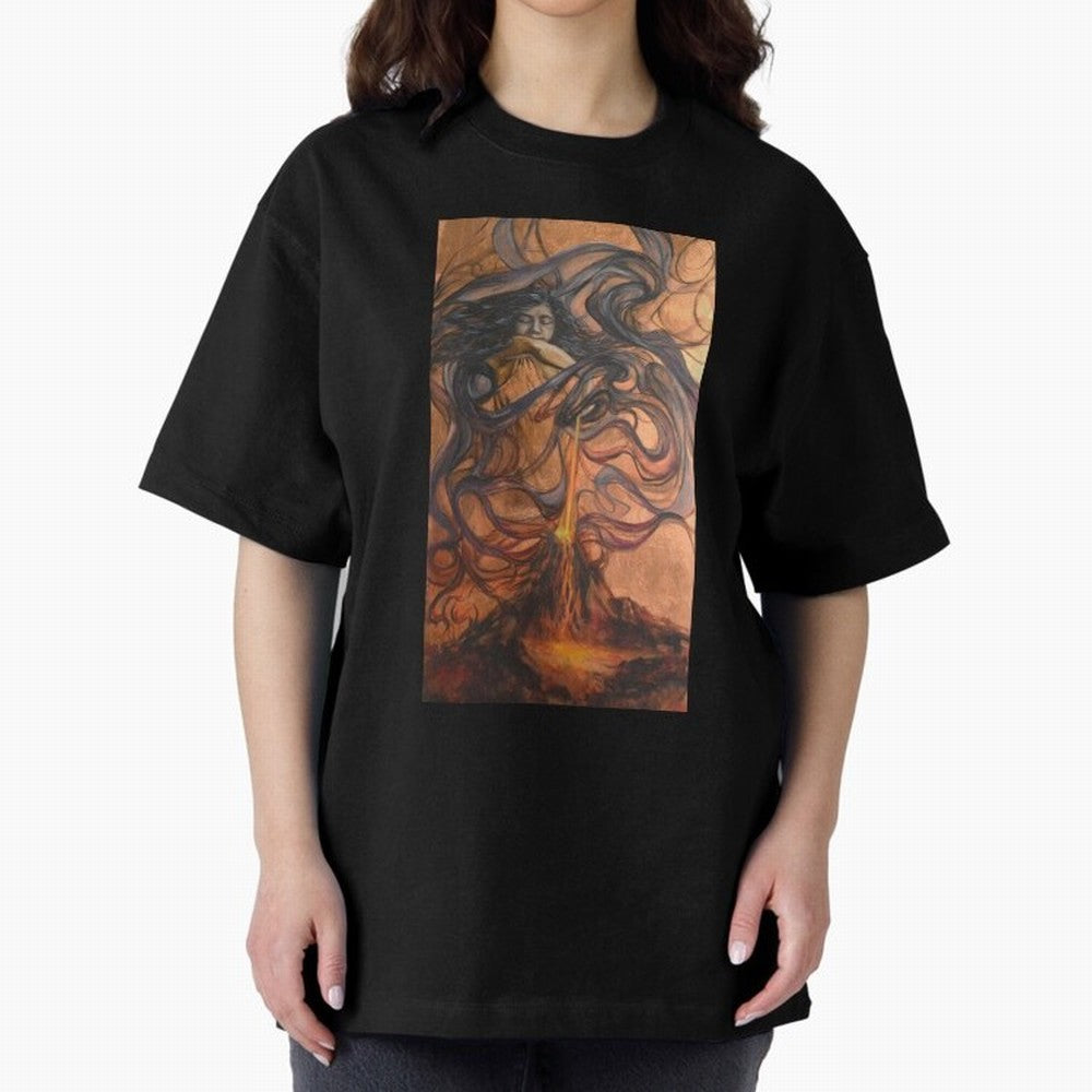 Pele Hawaiian Fire and Volcano Goddess painting Essential T-Shirt Support the Legends of the FIFA World Cup 2026 USA Canada Mexico Journey through Mbappe Highlights, France and Portugal Pride, Vintage Soccer Flavor, Modern Football Stars, National