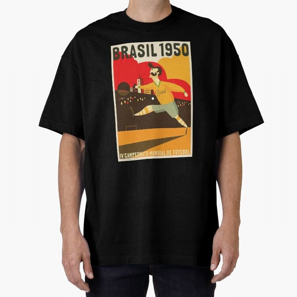 Brasil 1950 World Cup6 Essential T-Shirt Honor the Beautiful Game during Global Football Passion for FIFA World Cup 2026 USA Canada Mexico, with Neymar, Haaland and Cristiano Ronaldo, France, Retro Football Energy, Iconic Rivalries, Trophy Chase