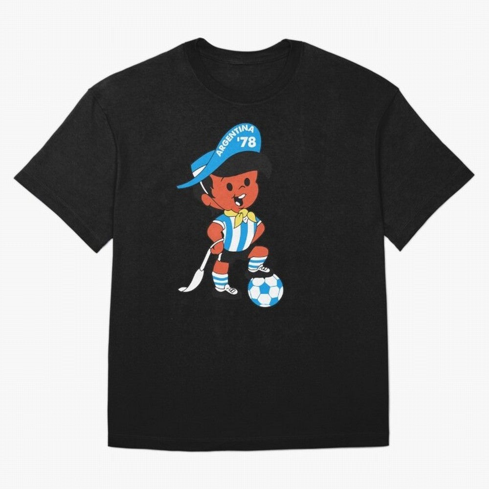 Argentina 78 Mascot Print1 Essential T-Shirt Carry National Pride through FIFA World Cup 2026 Group Stage Spirit, Capturing Brazil, Messi, Neymar and Mbappe, Fan Favorite Moments, National Team Passion, Big Match Drama and Soccer History; Ideal for