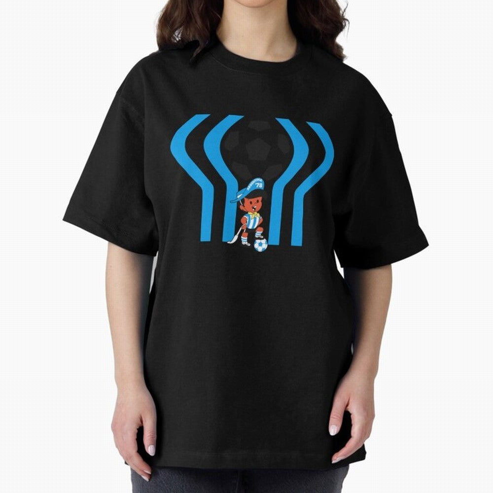Argentina 78 Mascot Print1 Essential T-Shirt Bring Home FIFA World Cup 2026 Group Stage for Fans of Neymar, Haaland and Cristiano Ronaldo and Argentina and Brazil, Bringing Global Supporter Spirit, Legendary Goals, National Colors and Tournament