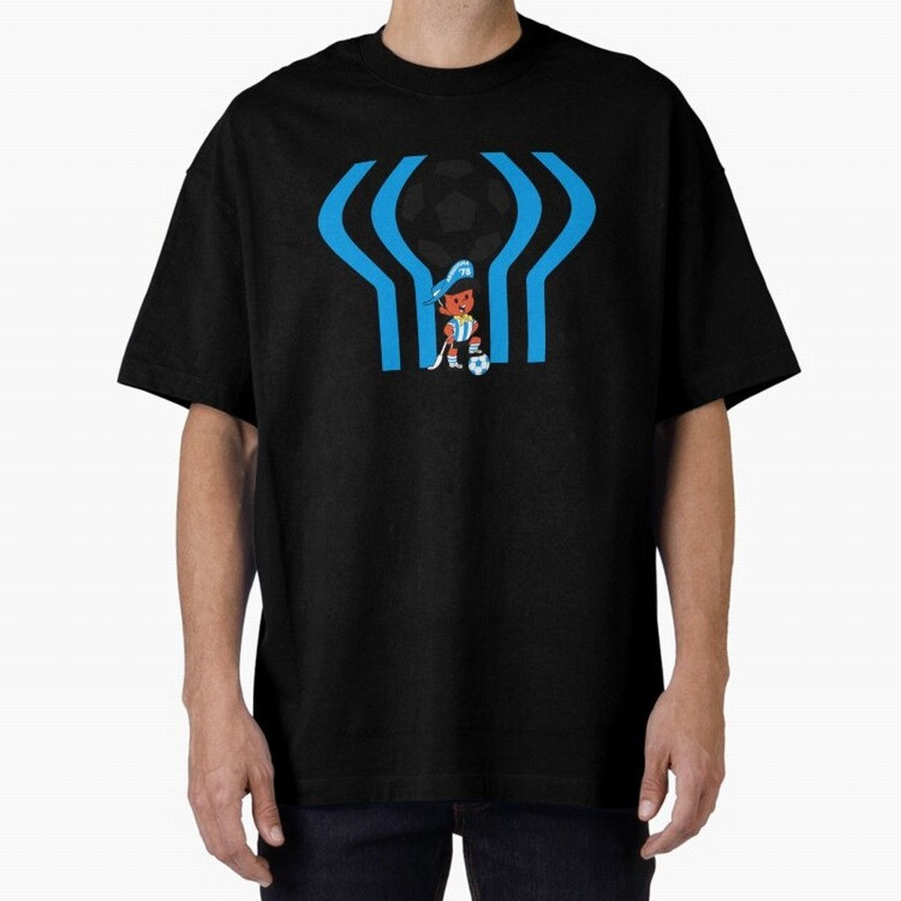Argentina 78 Mascot Print1 Essential T-Shirt Bring Home FIFA World Cup 2026 Group Stage for Fans of Neymar, Haaland and Cristiano Ronaldo and Argentina and Brazil, Bringing Global Supporter Spirit, Legendary Goals, National Colors and Tournament