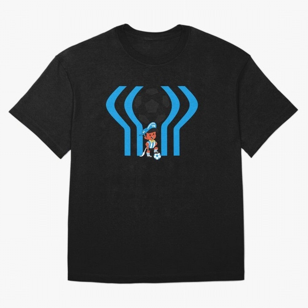 Argentina 78 Mascot Print1 Essential T-Shirt Bring Home FIFA World Cup 2026 Group Stage for Fans of Neymar, Haaland and Cristiano Ronaldo and Argentina and Brazil, Bringing Global Supporter Spirit, Legendary Goals, National Colors and Tournament